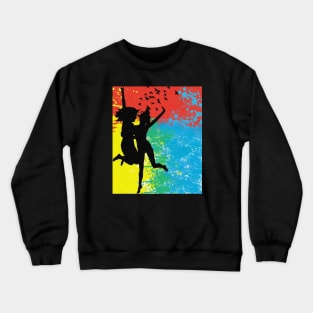 all time low - with background Crewneck Sweatshirt